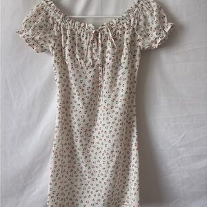 Floral Off-Shoulder Mini Sundress